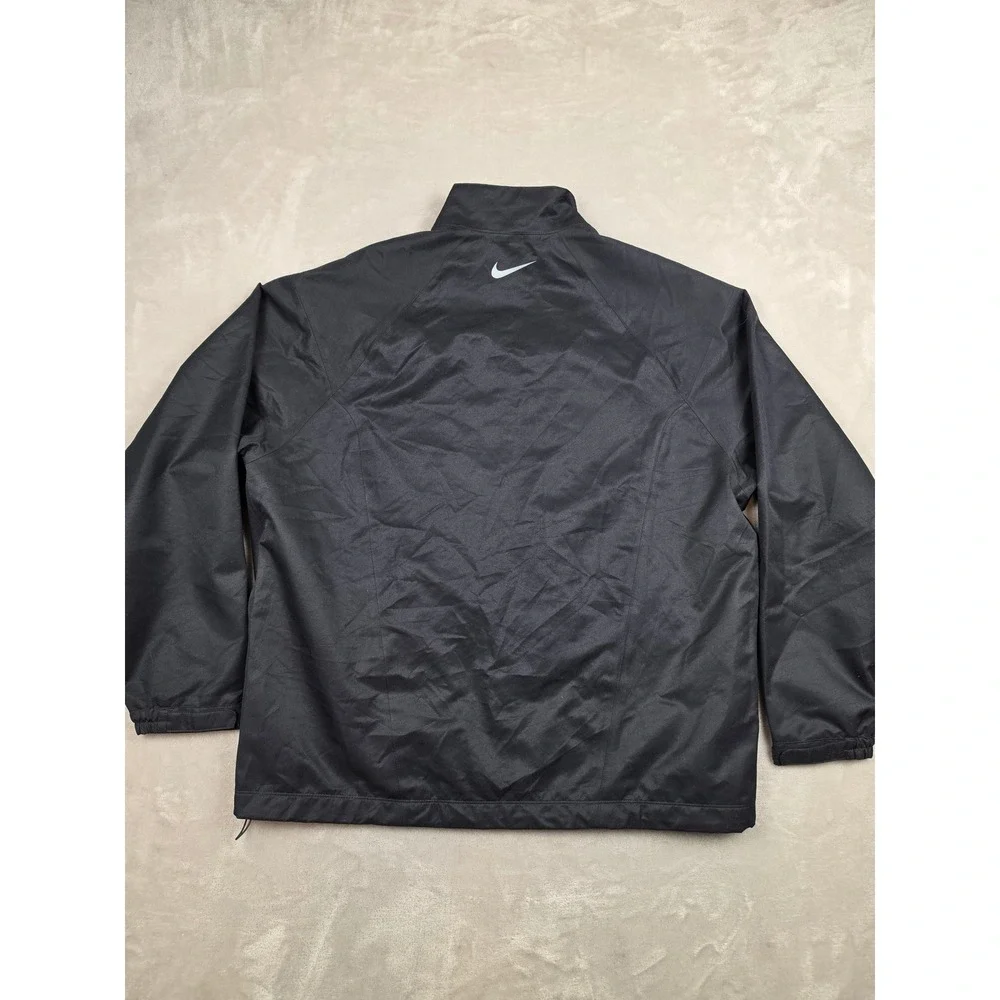 Nike Golf Storm-Fit Jacket Mens XL Black Full Zip Windbreaker Rain Coat 416278